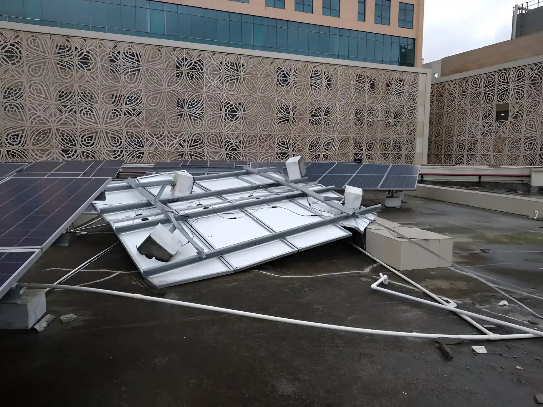 Rusted Structure Collapse
